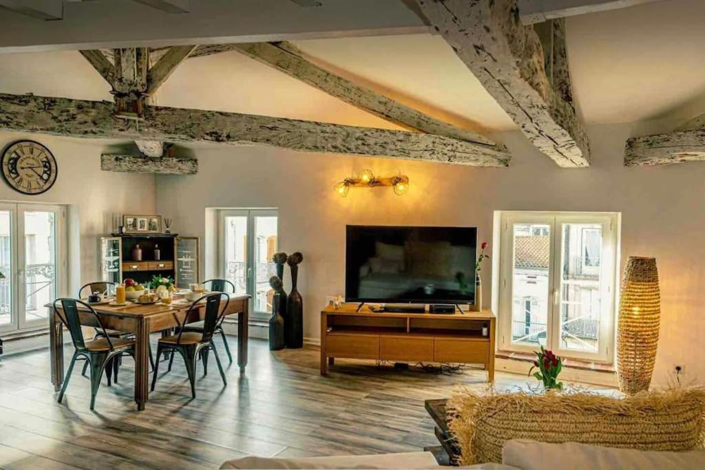 Appartement Cocooning, Climatise, Au Coeur D'Agen Ngoại thất bức ảnh